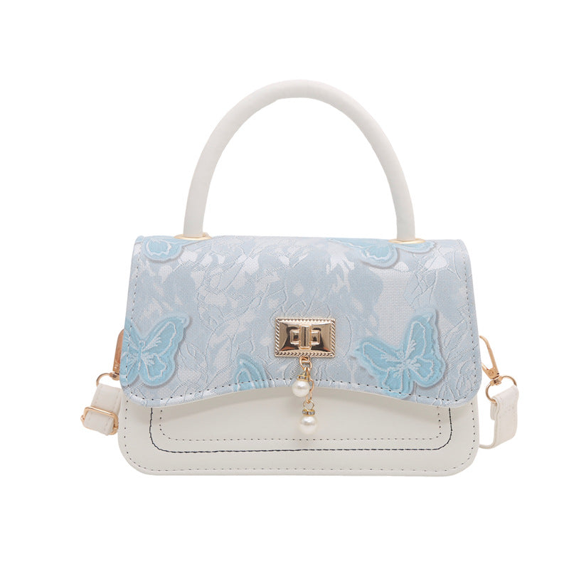 Elegante Blumenmuster Handtasche