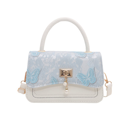 Elegante Blumenmuster Handtasche