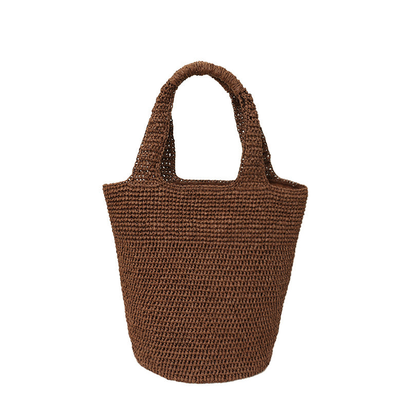 Handgefertigte Strohtasche Brehn