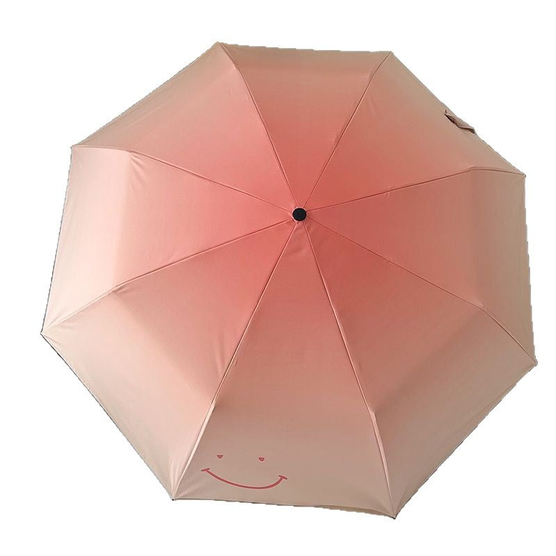 Damen Faltregenschirm mit verspieltem Design und handlichem Holzgriff Brehn