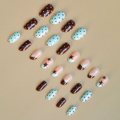 Künstlerisches Star Akzent Nagelkunst Set