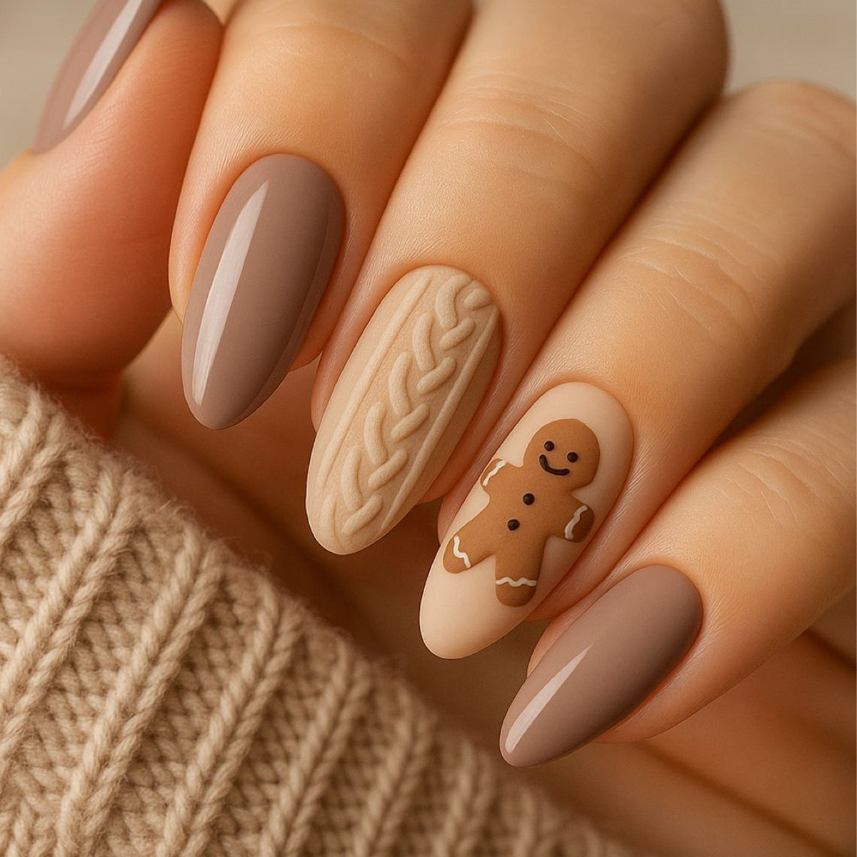 Gemütliche, vom Winter inspirierte Nagelkunst-Tipps Brehn