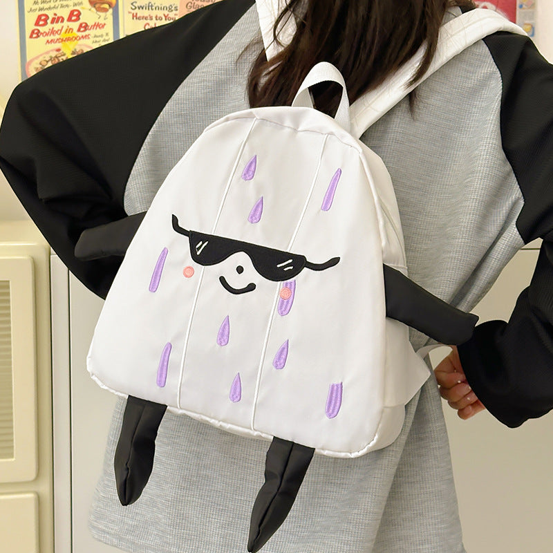 Plüschiger Rucksack mit Kreativem Dessin Brehn