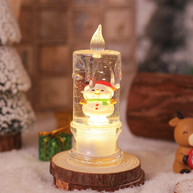 LED Weihnachtslaterne mit Santa-Figur Brehn