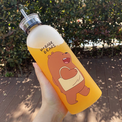 Damen kreative Trinkflasche mit verspieltem Pandadesign Brehn