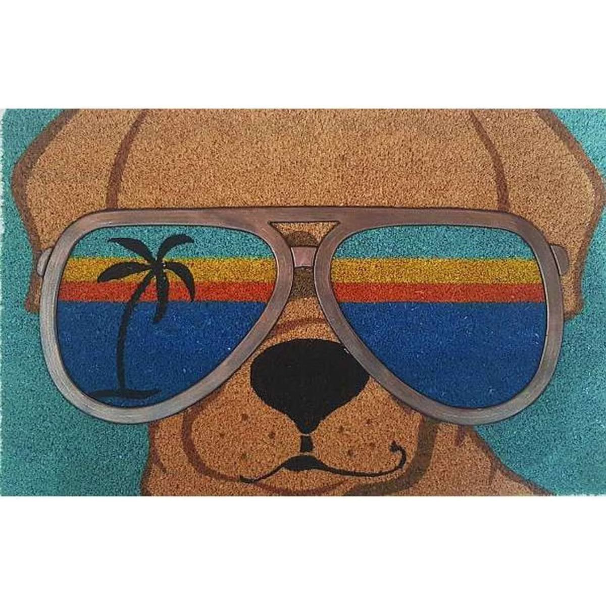 Urlaubs Thema Hund Design Willkommen Matte