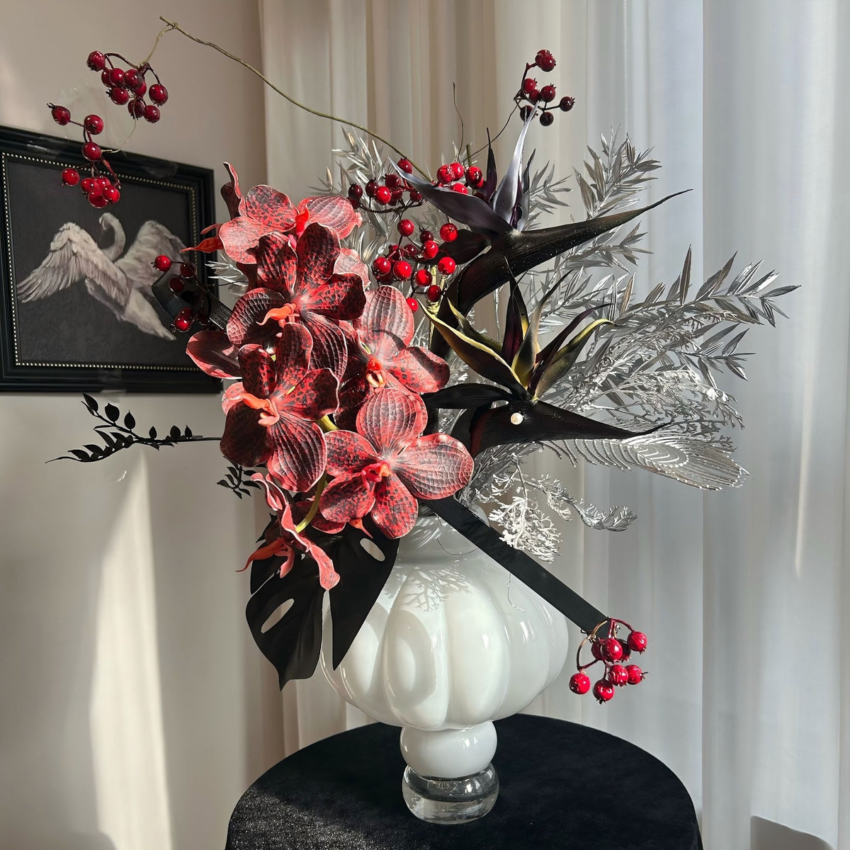 Künstlerische Blumenausstellung