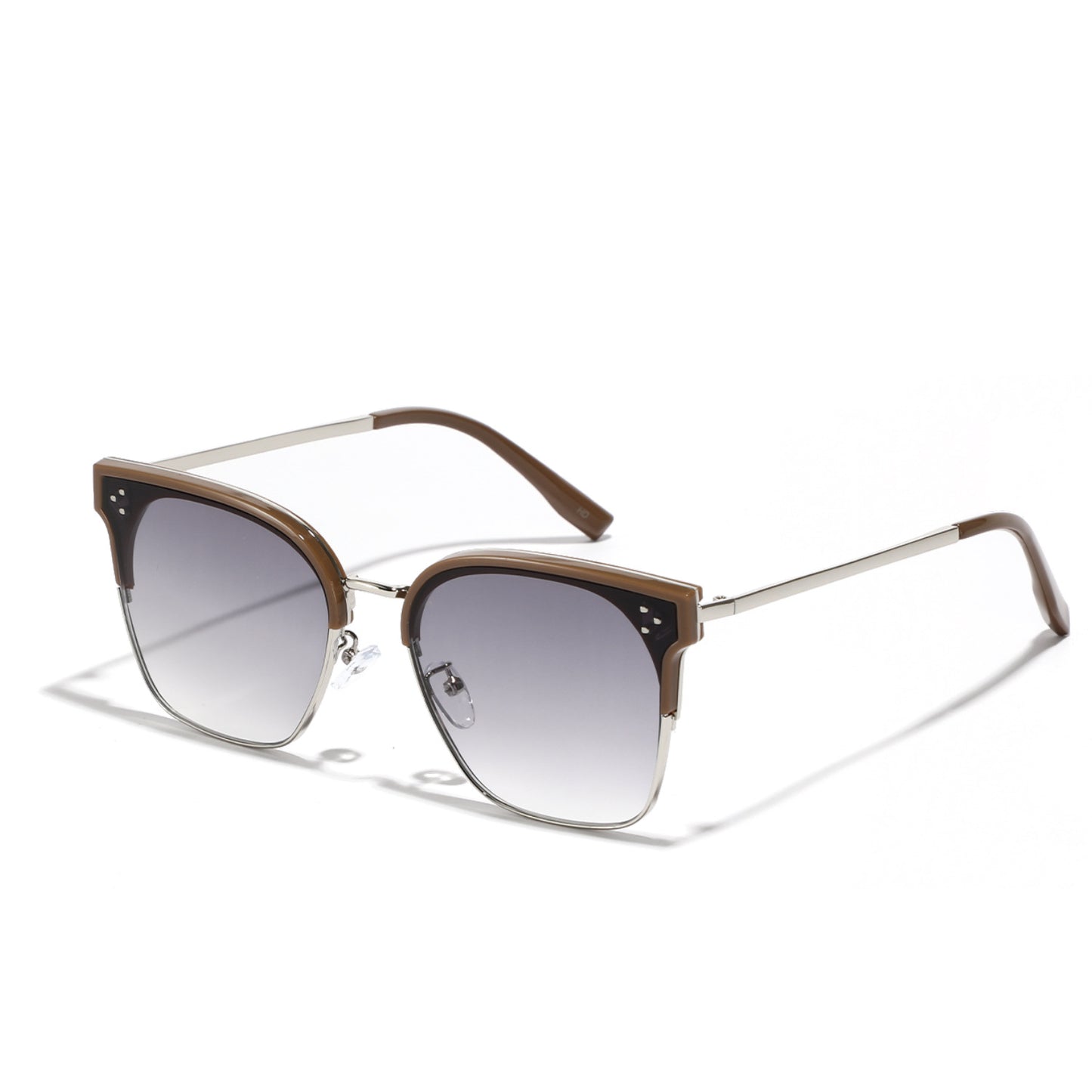 Damen modische Sonnenbrille mit markantem Design und kontrastreichem Rahmen Brehn