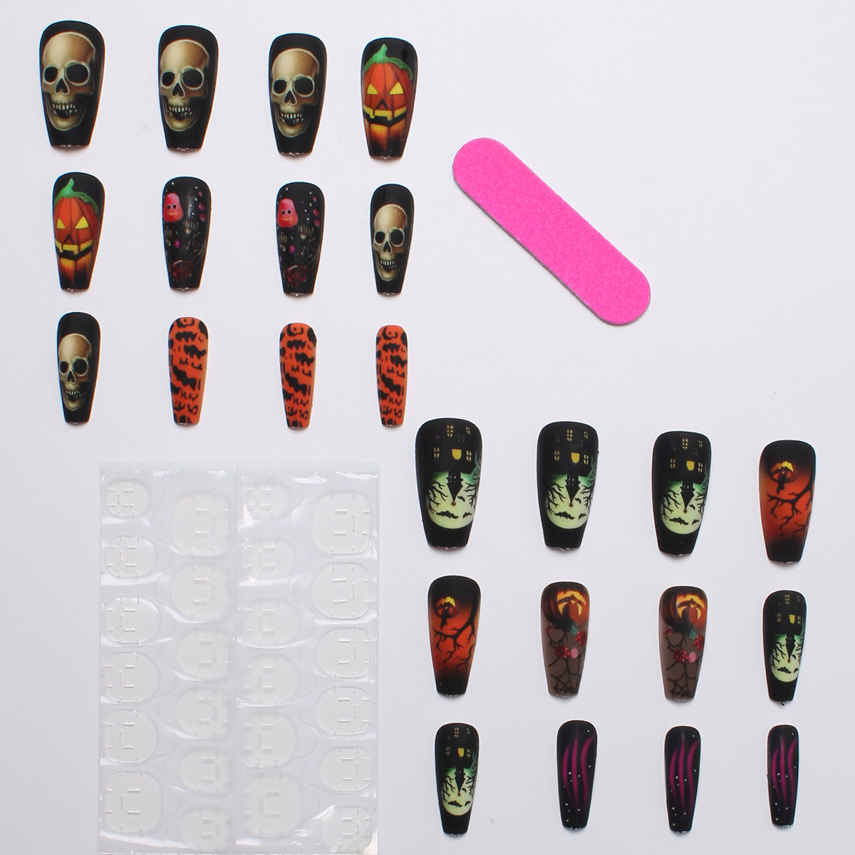 Kreatives Halloween Kunstnagel-Set Brehn
