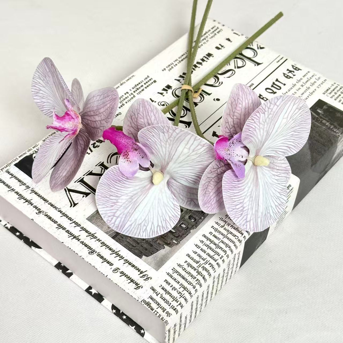 Lebensechte künstliche Orchideenstängel