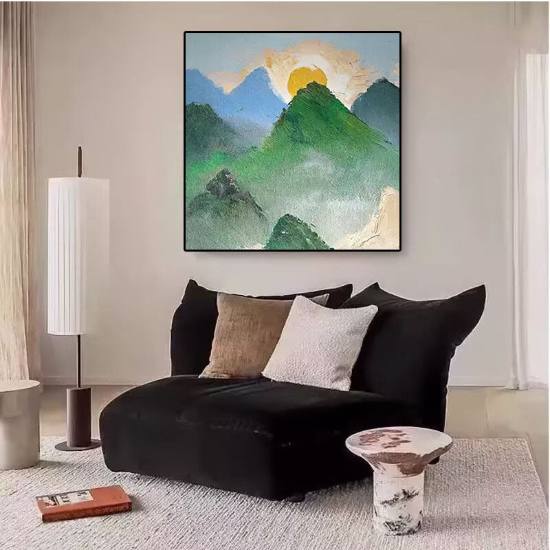 Majestätische Berglandschaft Leinwandkunst