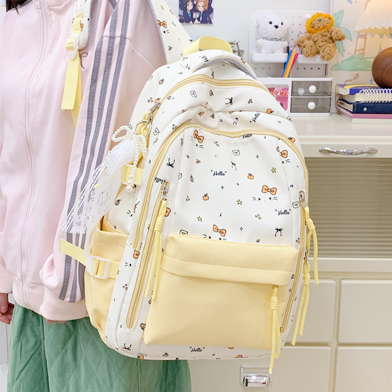 Freizeitrucksack mit Charmantem Design und Praktischen Fächern Brehn