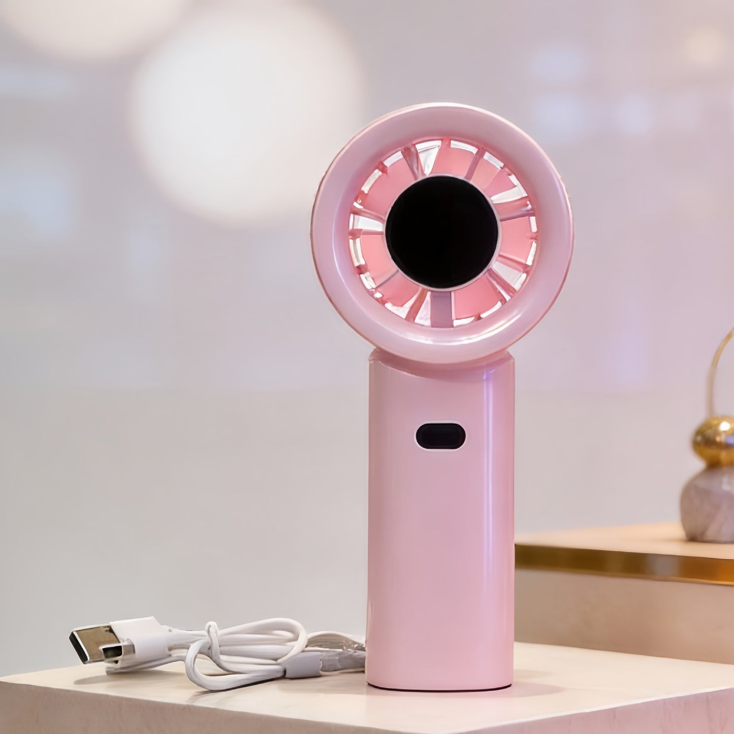 Damen tragbarer Mini-Handventilator mit innovativem Design Brehn