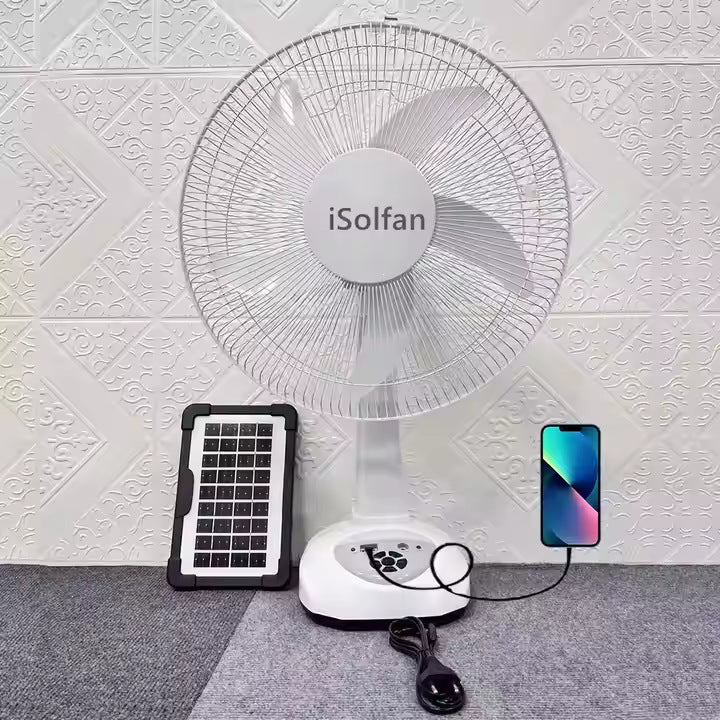 Unisex Solarbetriebener Standventilator Brehn