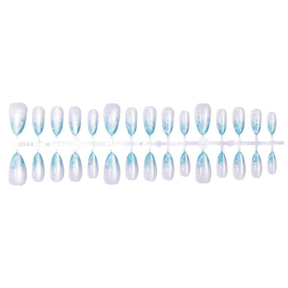 Kunstnägel-Set mit elegantem Farbverlauf und luxuriösem Glanz Brehn