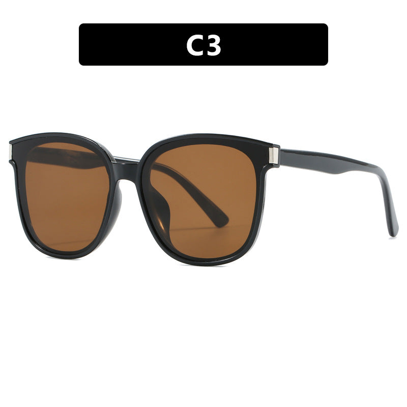 Damen modische Sonnenbrille mit hochwertigem, transparentem Kunststoffrahmen Brehn