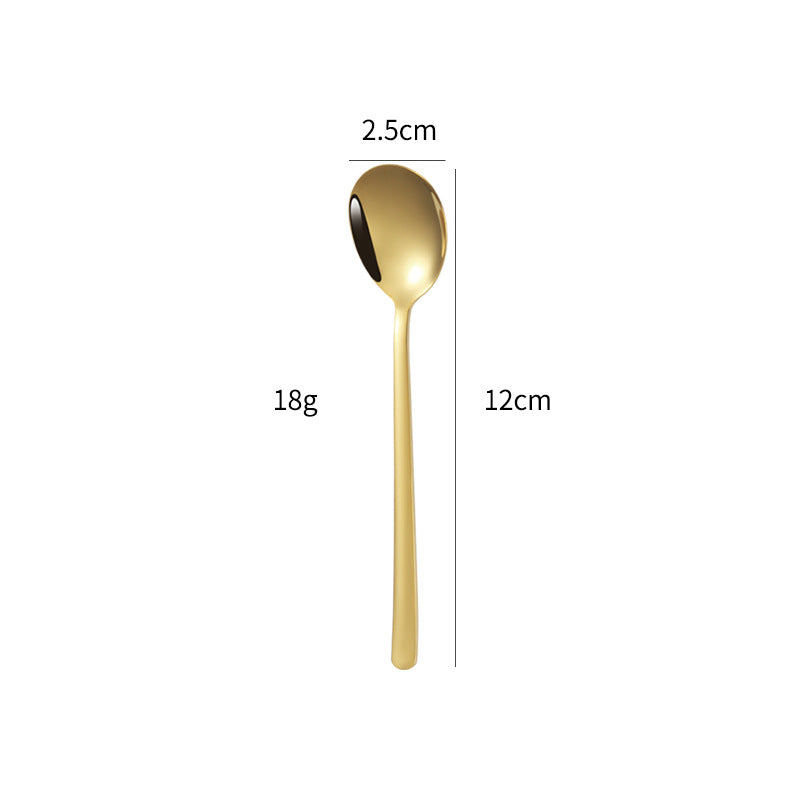 Eleganter Dessertlöffel mit Luxuriöser Goldener Oberfläche Brehn