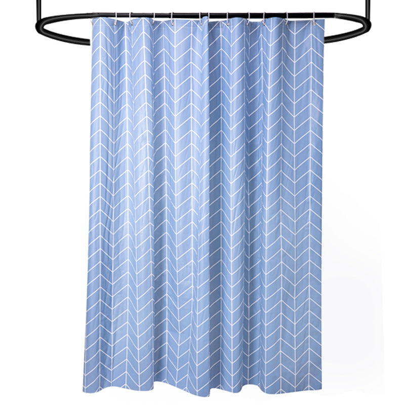 Moderne Chevron-Muster Duschvorhang Brehn
