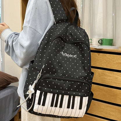Musikalisch-Themen-Punktemuster-Rucksack Brehn