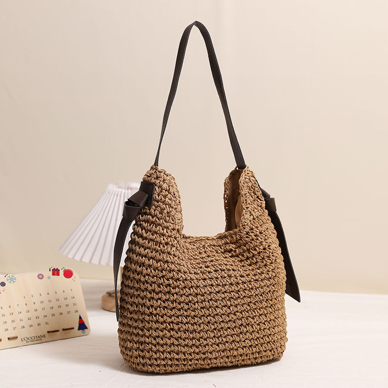 Modische Handgefertigte Schultertasche Aus Natürlichem Material Brehn