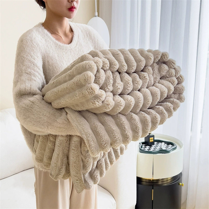 Damen Kuscheldecke mit extra weicher Faserstruktur Brehn