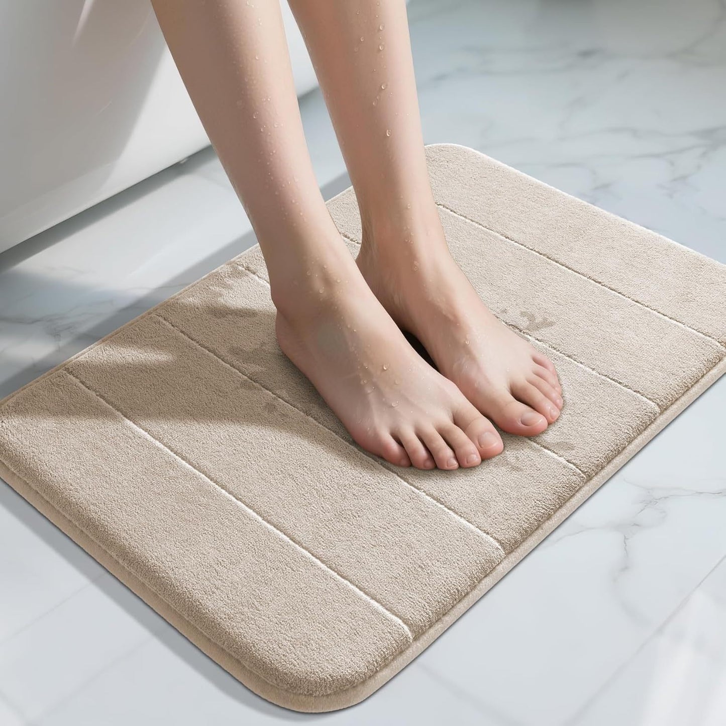 Schnell trocknende Mikrofaser-Badezimmermatte Brehn
