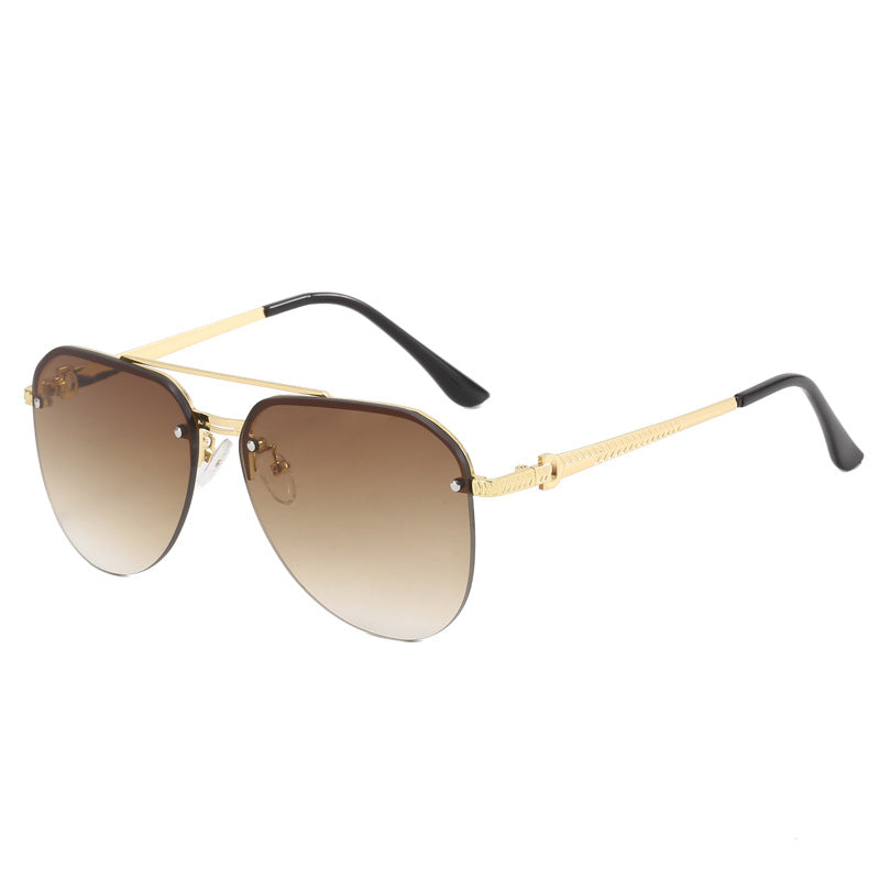 Damen elegante Piloten-Sonnenbrille mit hohem UV-Schutz und stilvollem Rahmen Brehn