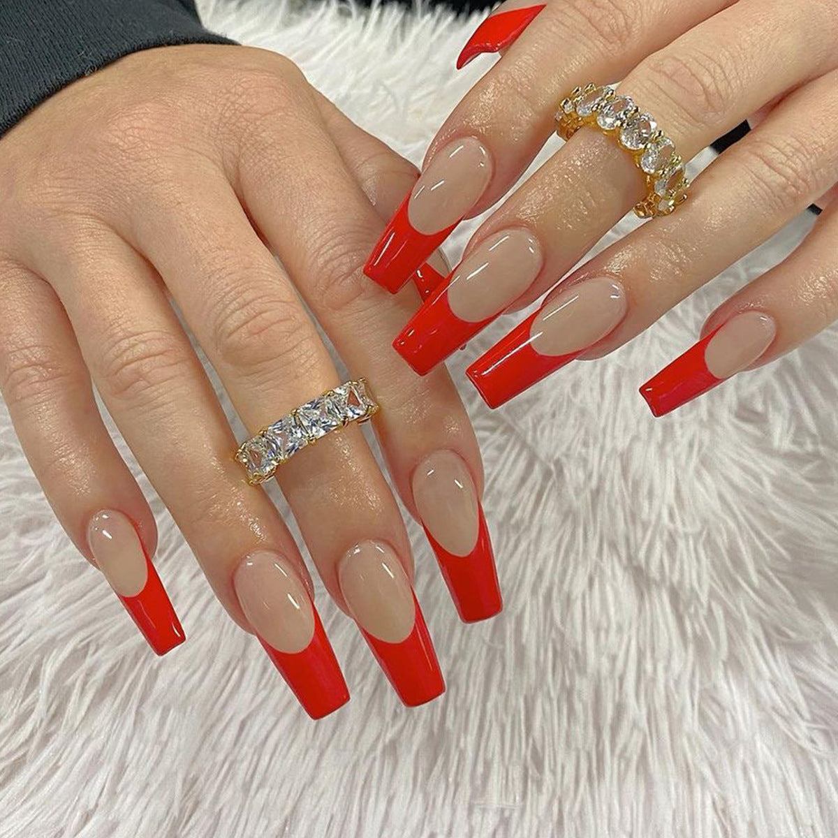 Kunstvolle Stiletto-Nägel mit elegante Farbverlauf Brehn