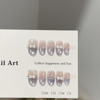 Stylisches Press-On Nageldesign-Set