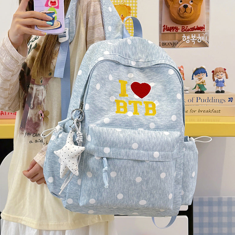 Stylischer gepunkteter Grafik-Rucksack Brehn