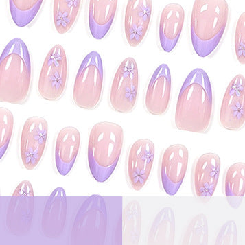 Blumenmuster Acryl Nagelverstärkungen Brehn