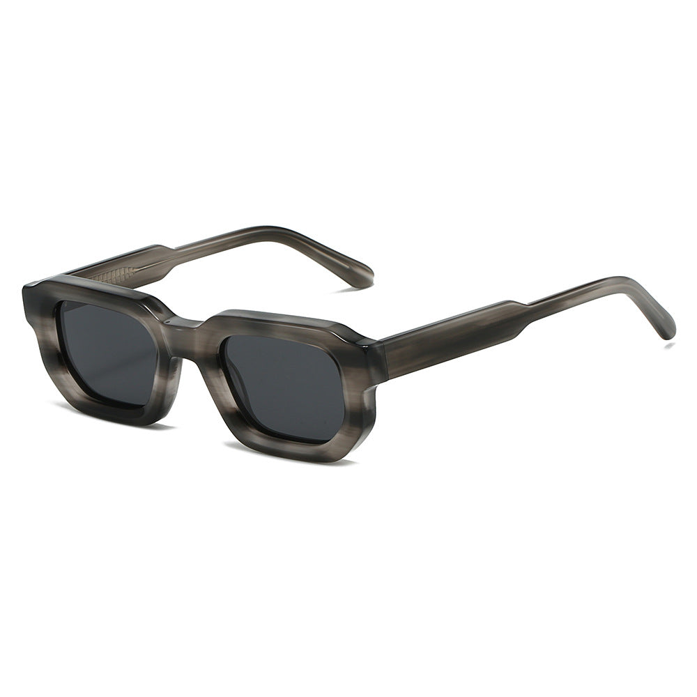 Damen moderne Sonnenbrille mit eckigem Rahmen und UV-Schutz Brehn