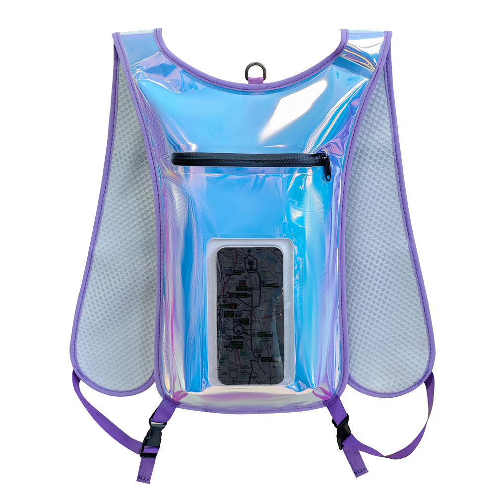 Wasserdichte Smartphone-Rucksack mit Durchsichtiger Fronttasche Brehn