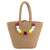 Strandtasche mit Fröhlichen Pompons Brehn