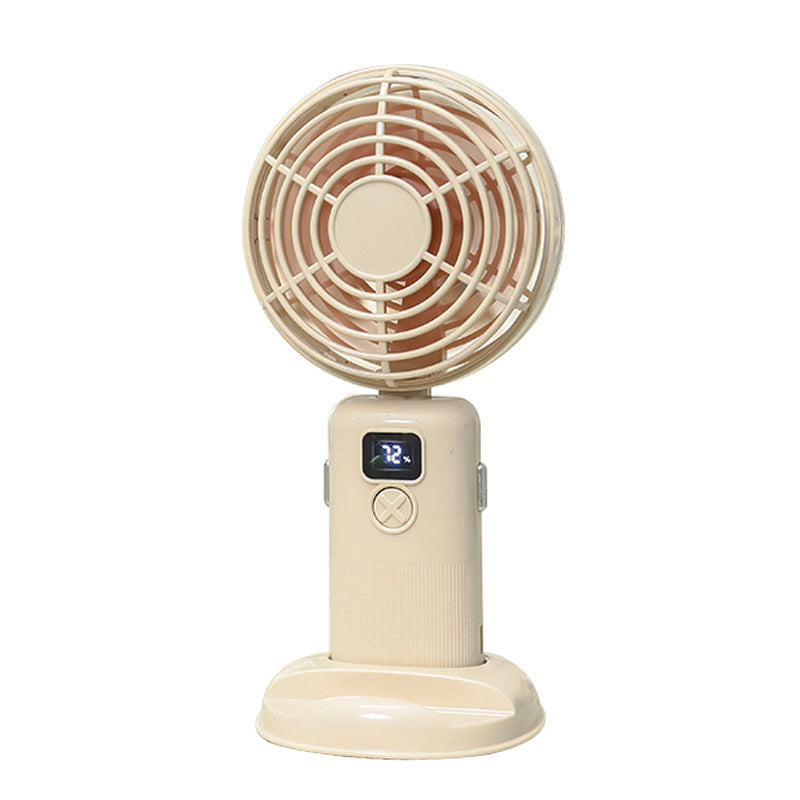 Damen Tragbarer Mini-USB-Ventilator mit LCD-Display Brehn