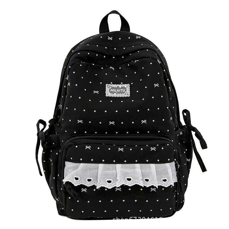 Dekorativer Rüsch-Rucksack Brehn
