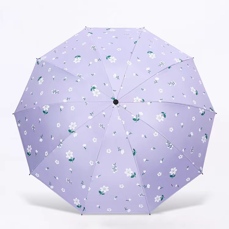 Damen Regenschirm mit floralem Design Brehn