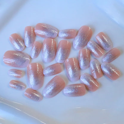Glitzernde French Tip Nagelverbesserungen Brehn