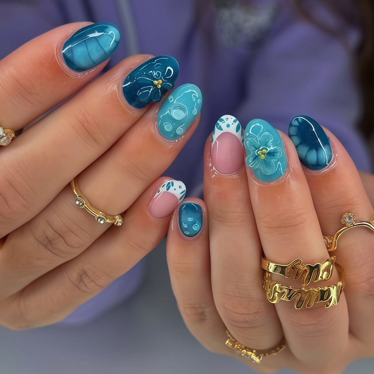 Künstlerisches Gel-Nageldesign-Kit Brehn