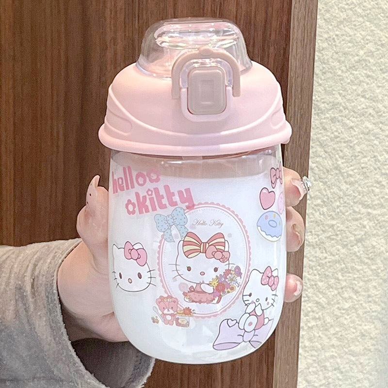Damen verspielte Trinkflasche mit einzigartigem Sicherheitsverschluss Brehn