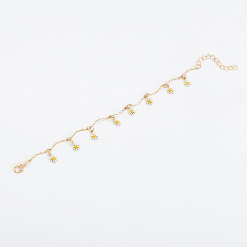 Florale Charm Fußkette Brehn