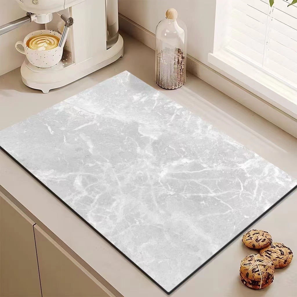 Luxus Marmor Design Küchenmatte