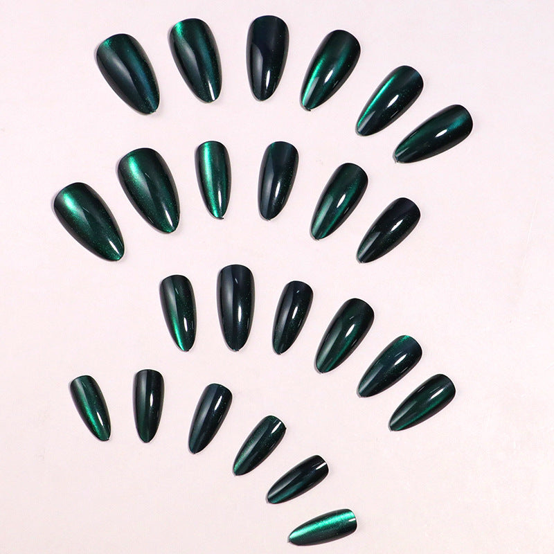 Premium Glänzendes Stiletto Press-On Nagelset Brehn