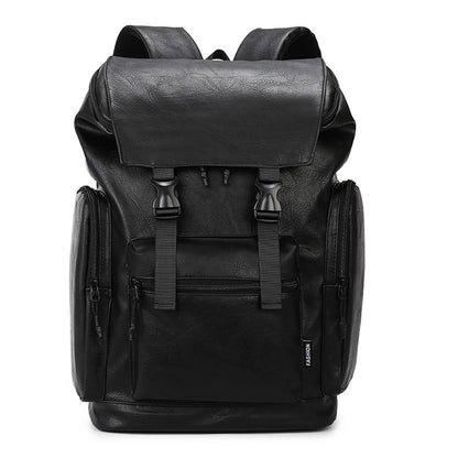 Vintage Stil Leder Rucksack Brehn