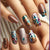 Kreatives Kunstnagel Set mit Leoparden- und Blumenmustern Brehn
