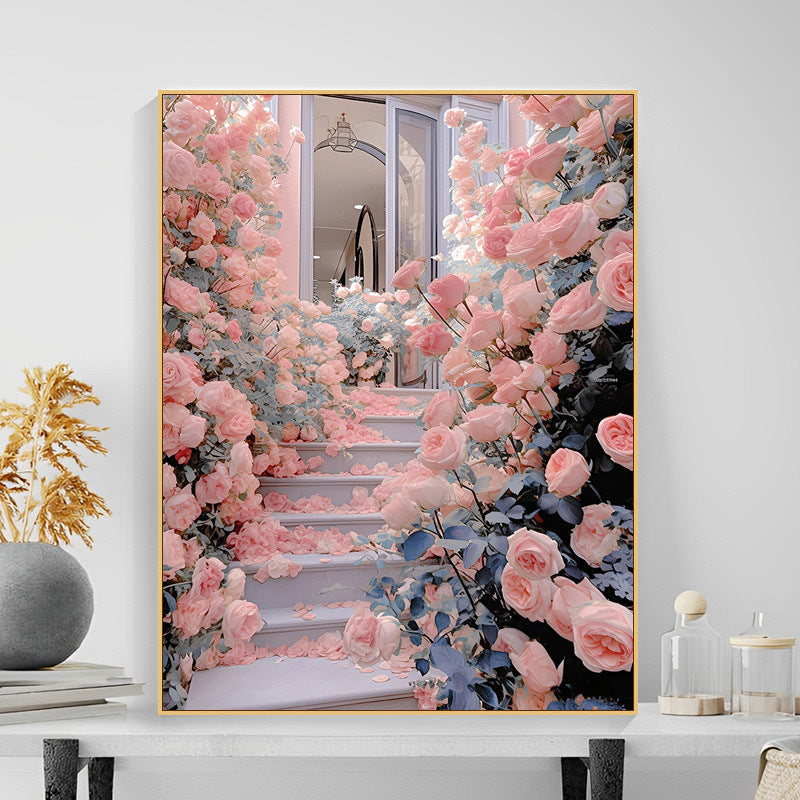 Floral Garden Scene Wandkunst Brehn