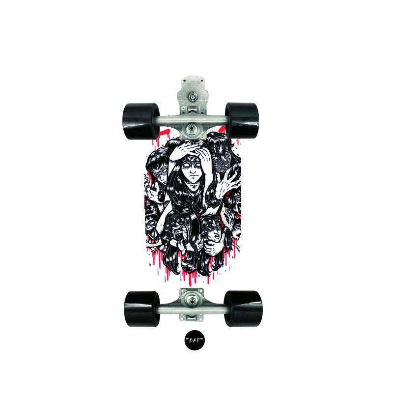 Retro-inspirierter Mini Cruiser Skateboard Brehn