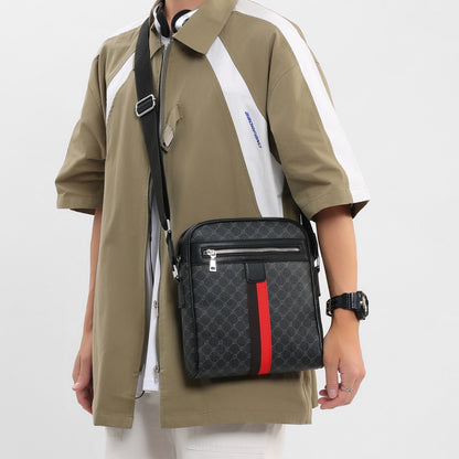 Trendige strukturierte Crossbody-Tasche
