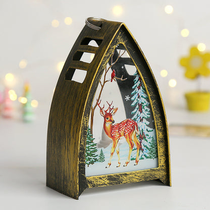 Dekorative Winterlaterne