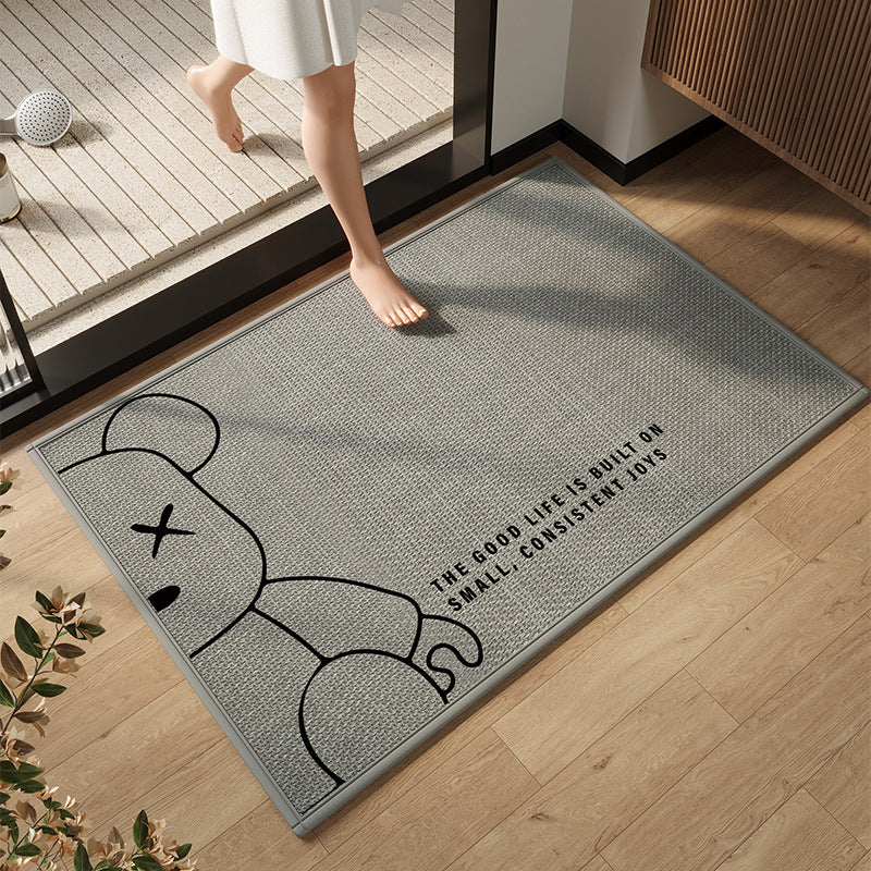 Elegante moderne Badezimmermatte Brehn